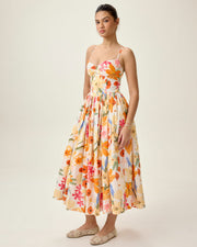 Jolene Midi Dress Floral